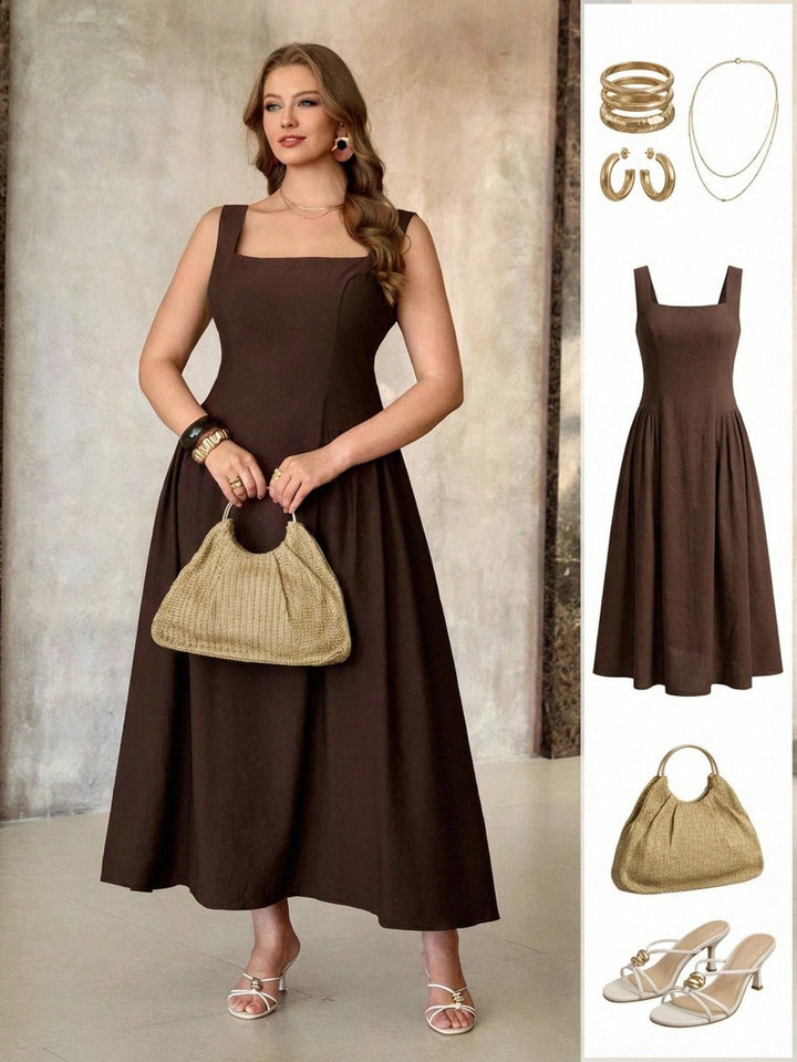 Rochie SHEIN, maro