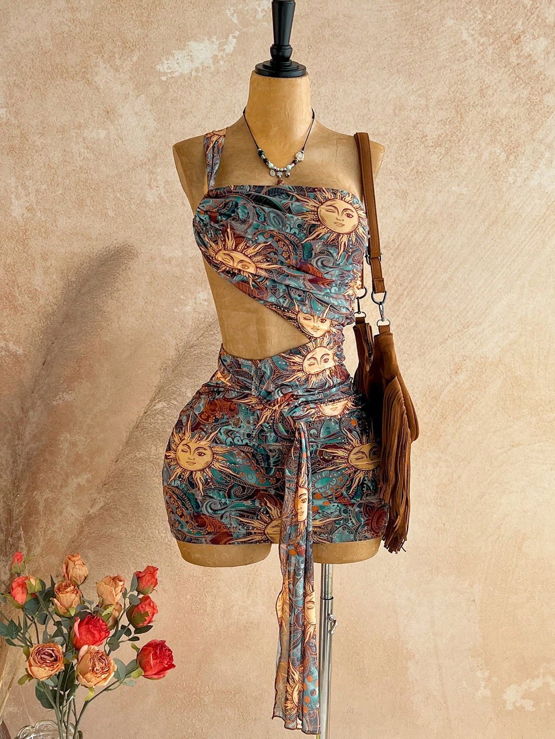 Rochie mini SHEIN, mix culori