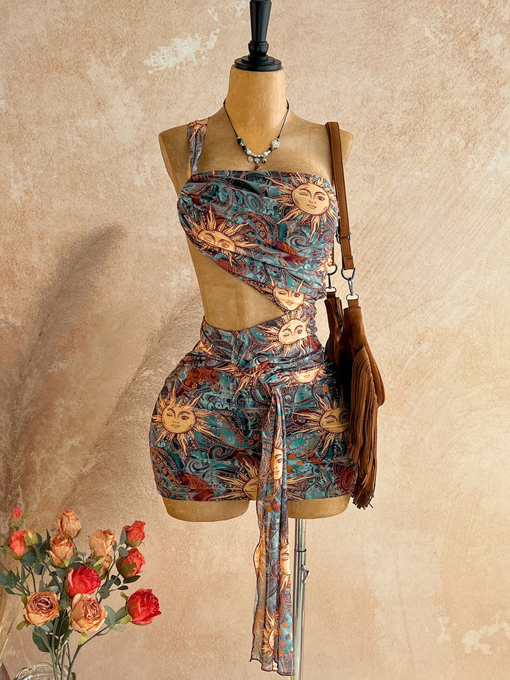 Rochie mini SHEIN, mix culori
