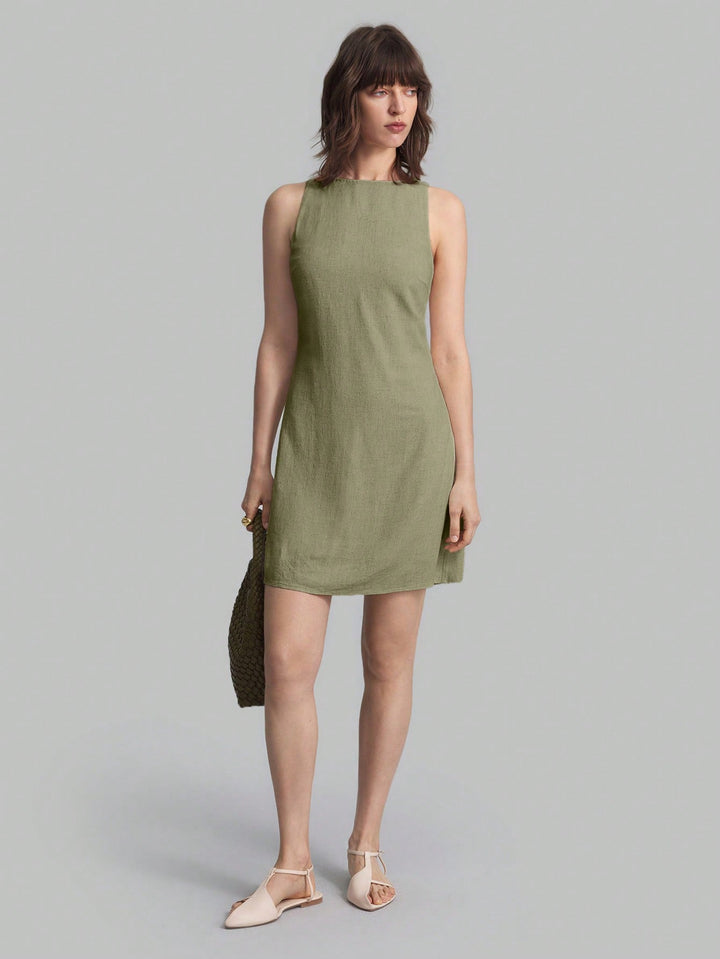 Rochie scurtă SHEIN, verde