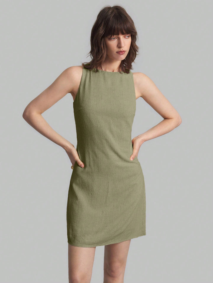Rochie scurtă SHEIN, verde