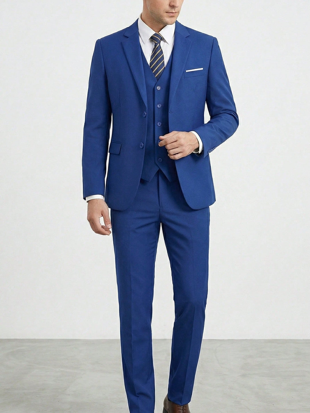 Costum SHEIN, albastru