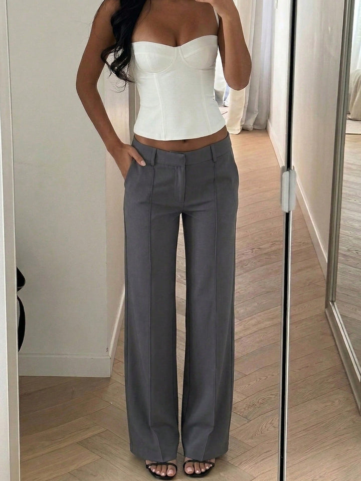 Pantaloni SHEIN, gri