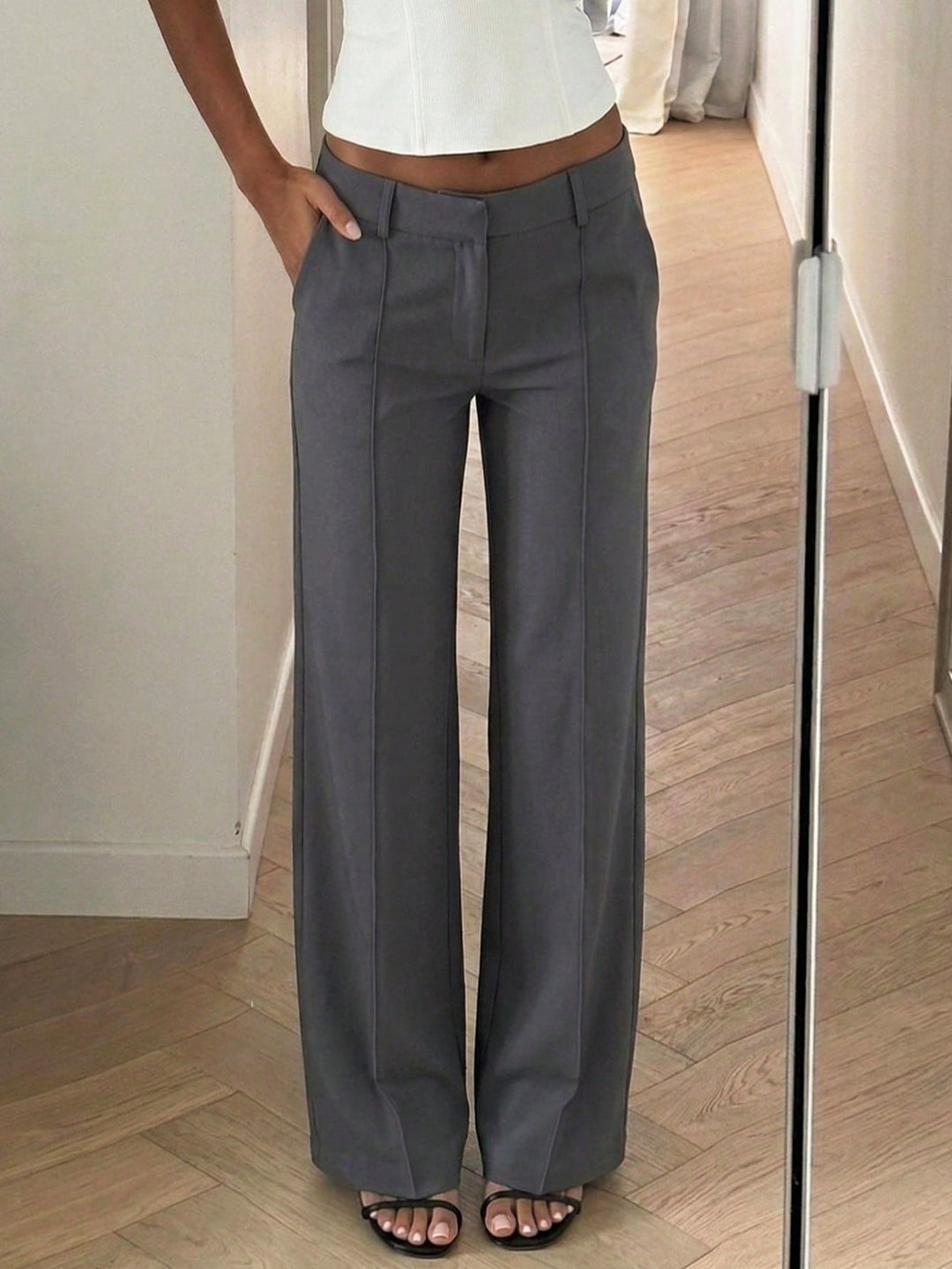 Pantaloni SHEIN, gri
