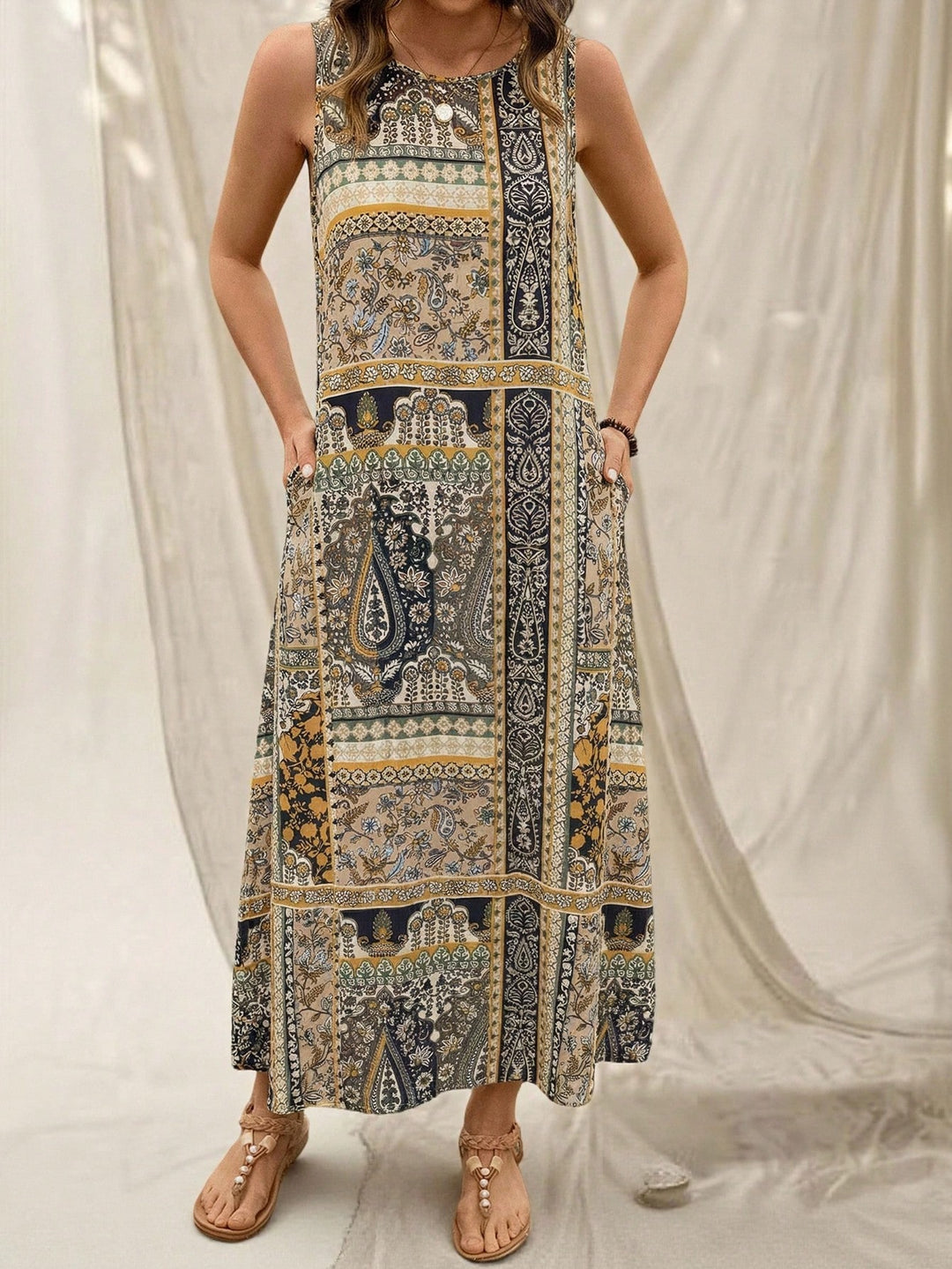 Rochie maxi SHEIN, mix culori