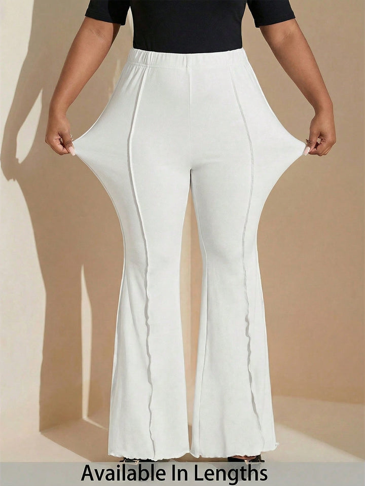 Pantaloni SHEIN, alb