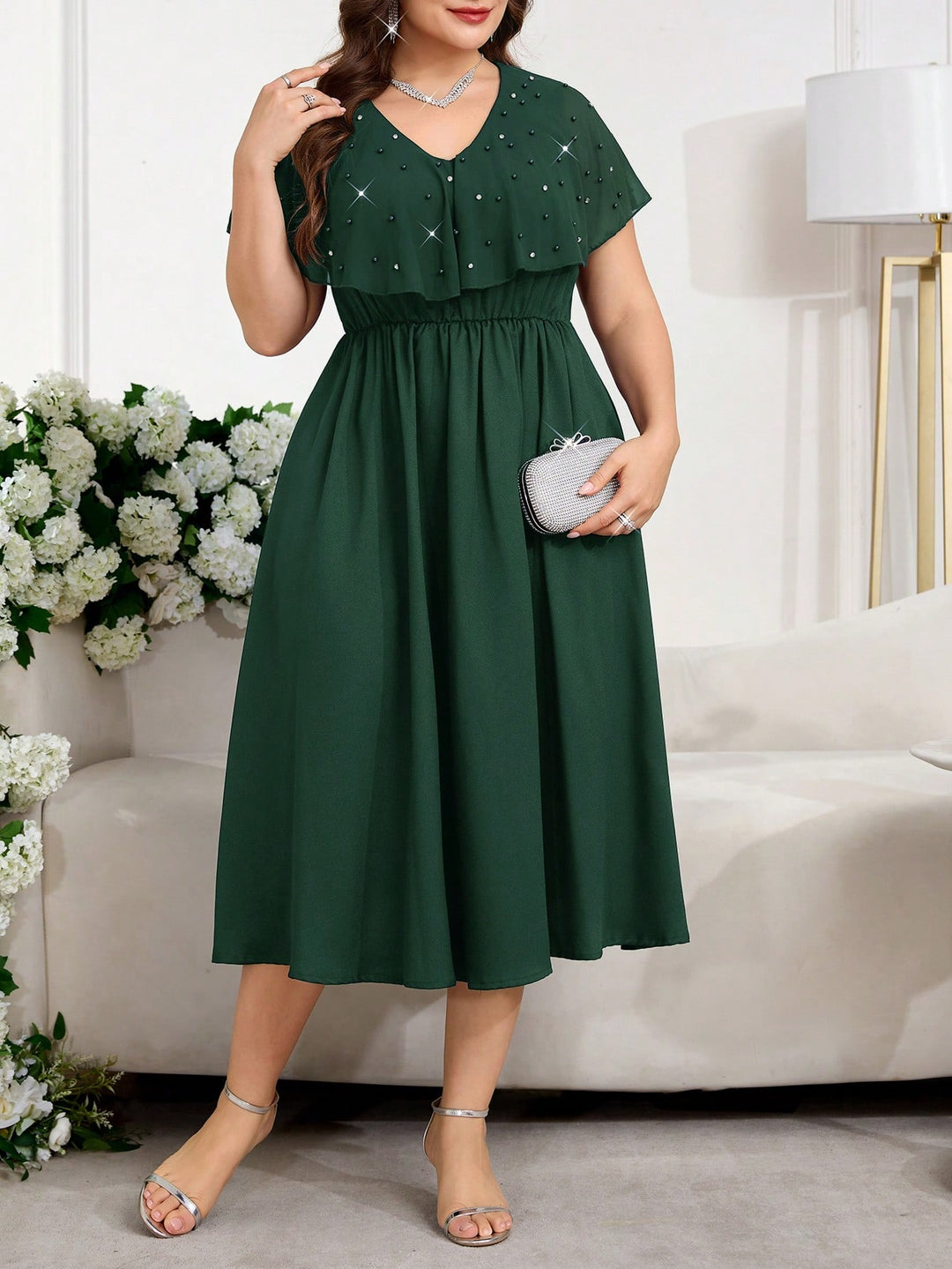 Rochie SHEIN, verde