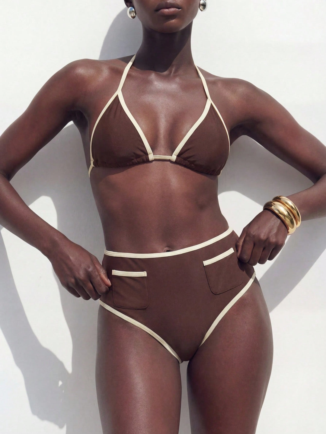 Set bikini SHEIN, maro