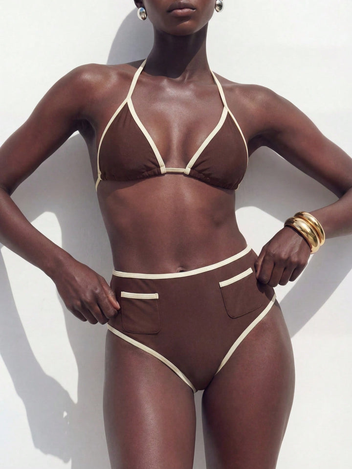 Set bikini SHEIN, maro