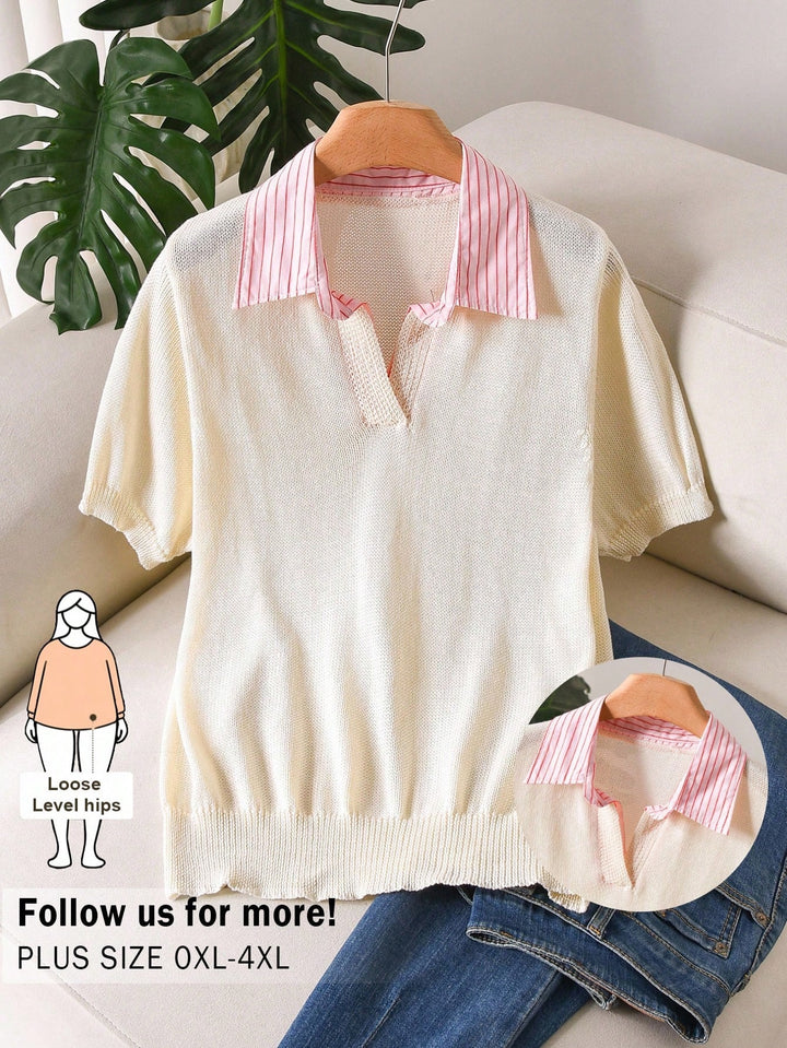 Pulover SHEIN, alb
