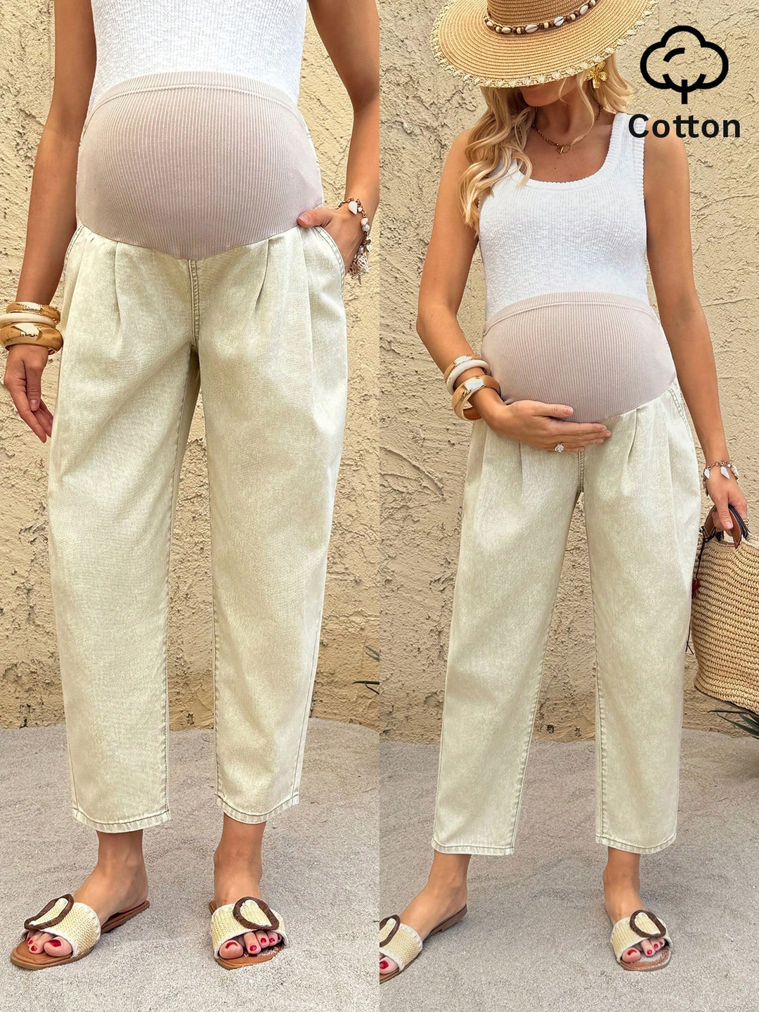 Jeans SHEIN, kaki