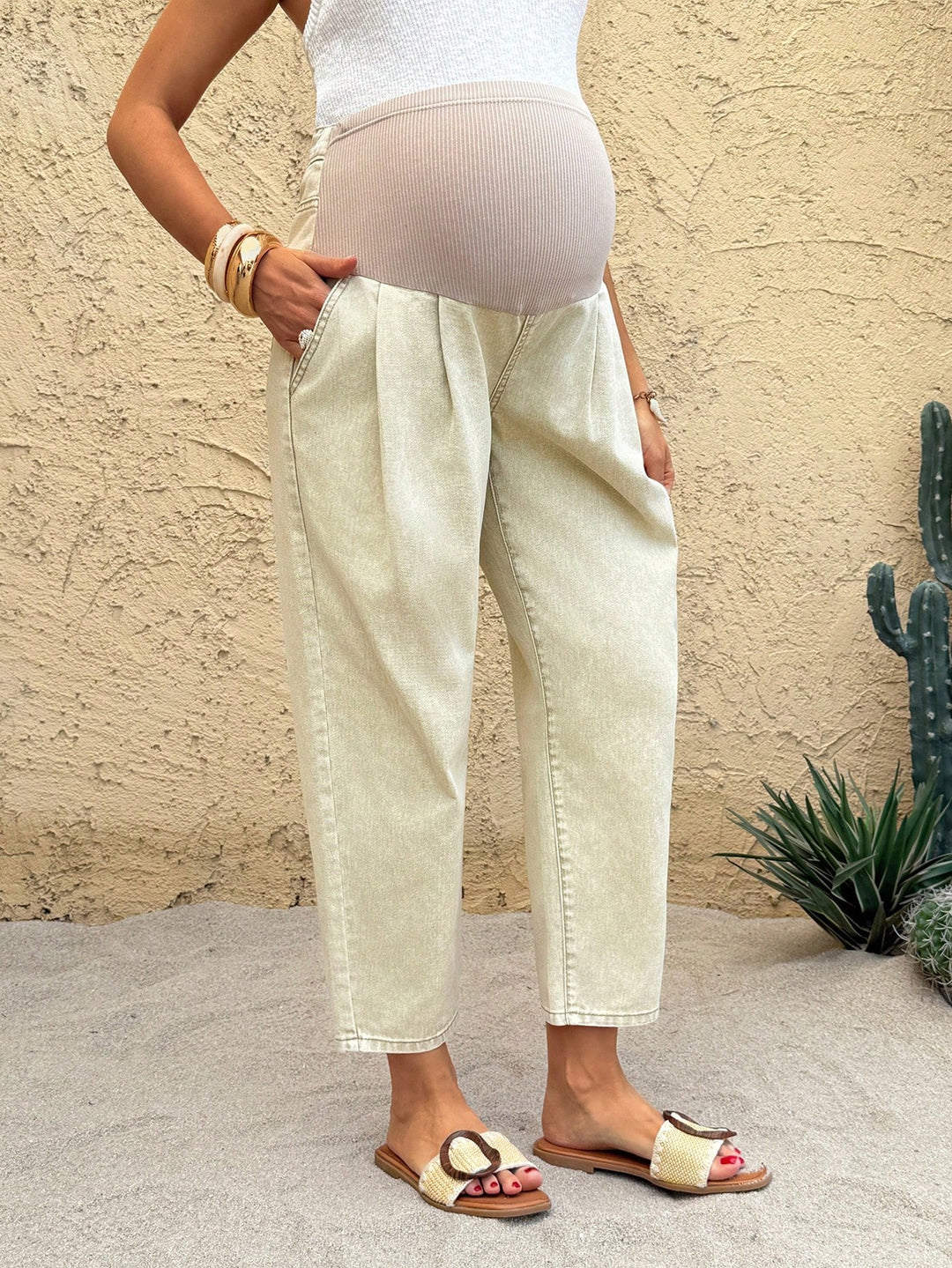 Jeans SHEIN, kaki