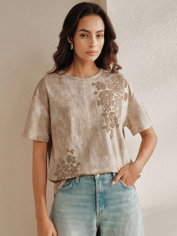 Tricou SHEIN, bej