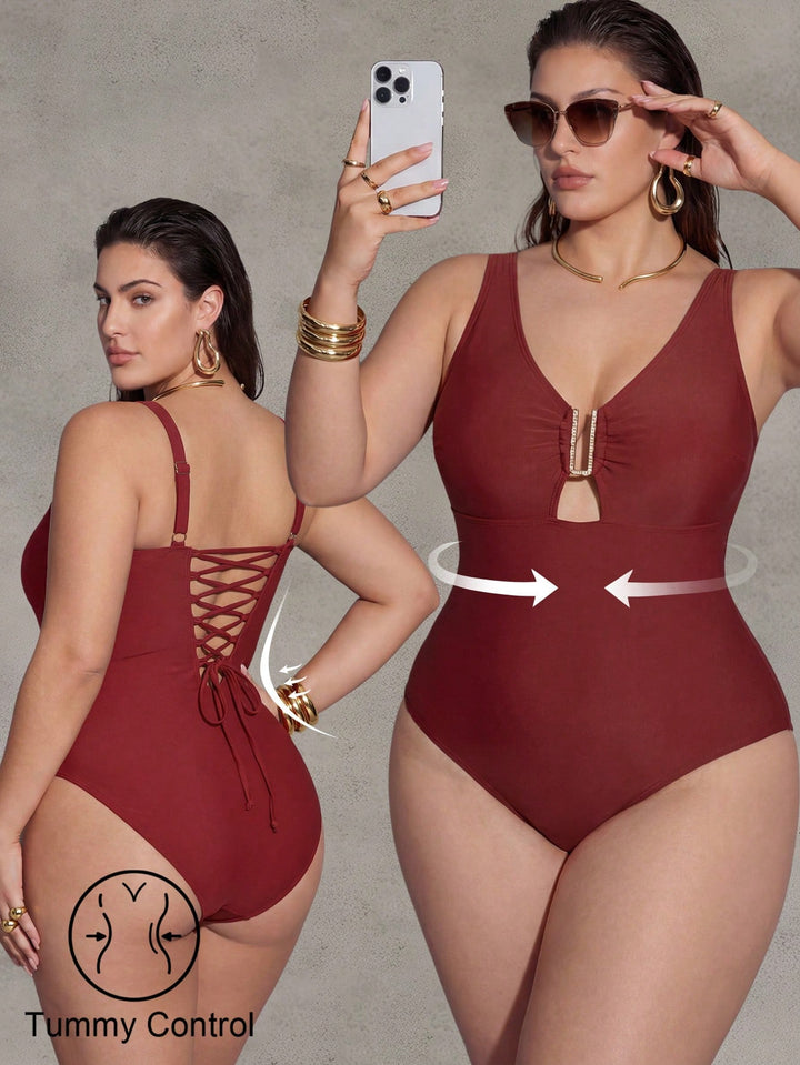 Costum de baie SHEIN, mix culori