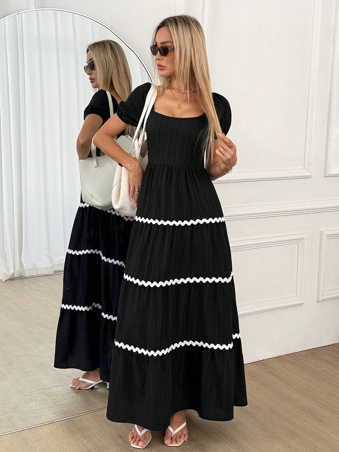 Rochie maxi SHEIN, negru