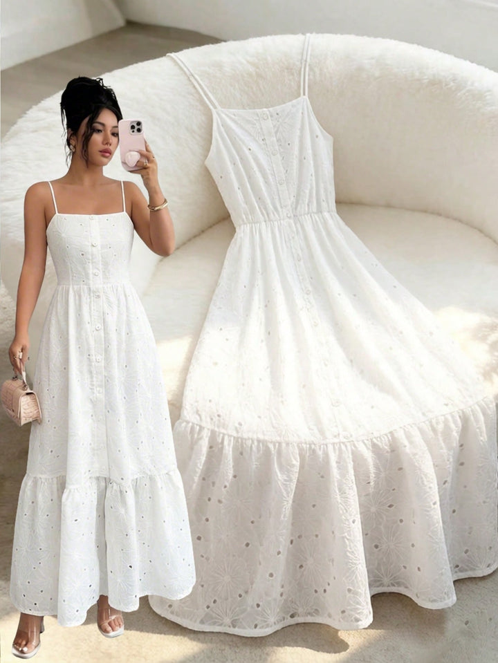 Rochie midi SHEIN, alb
