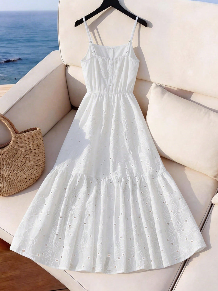 Rochie midi SHEIN, alb