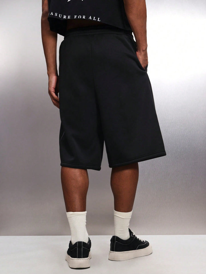 Pantaloni scurți SHEIN, negru