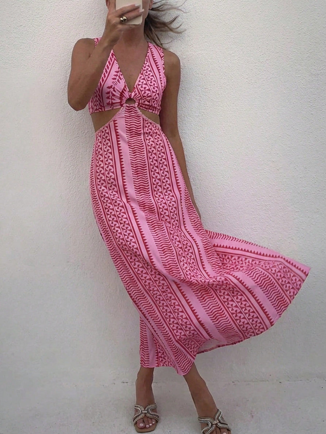 Rochie maxi SHEIN, mix culori