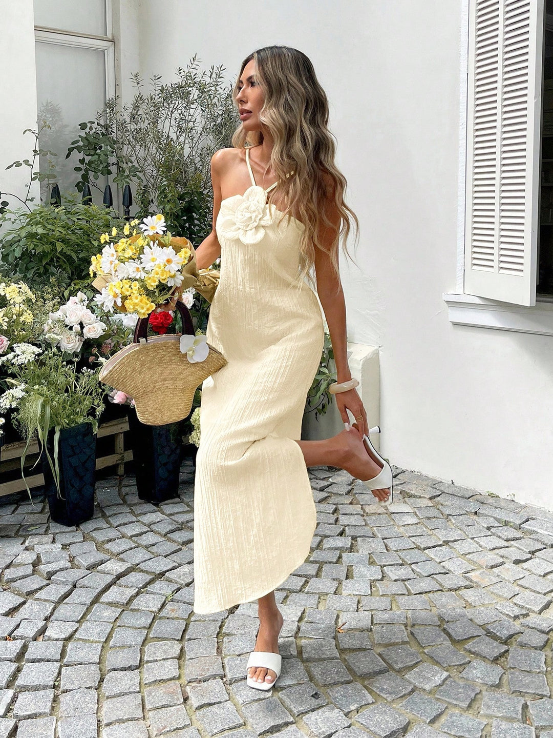 Rochie SHEIN, bej
