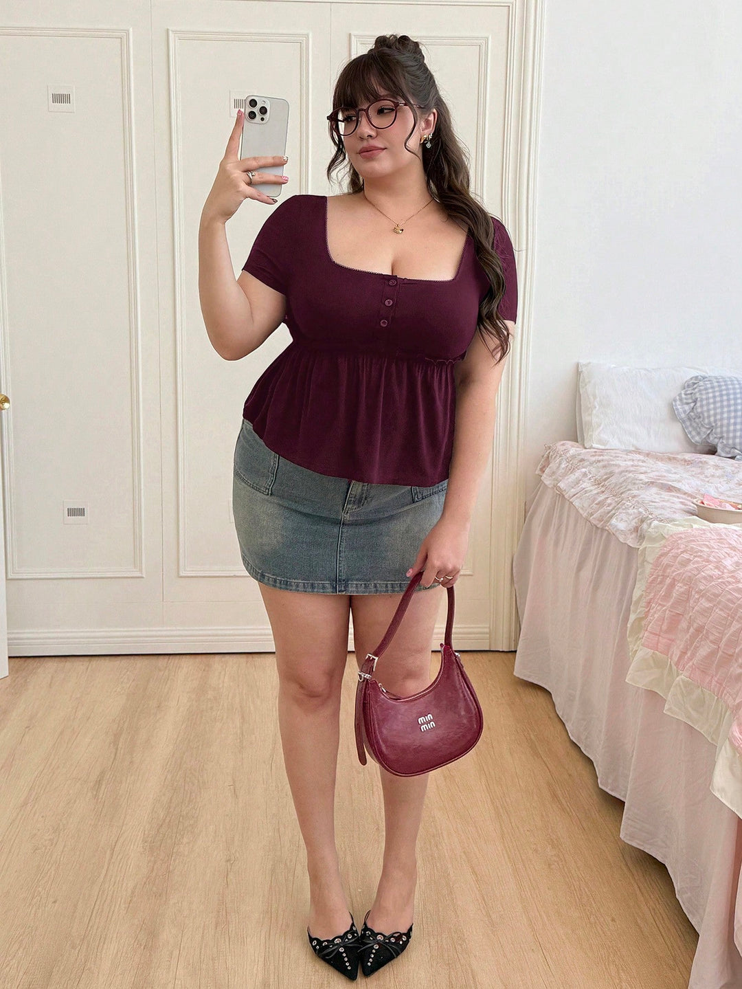 Tricou SHEIN, maro