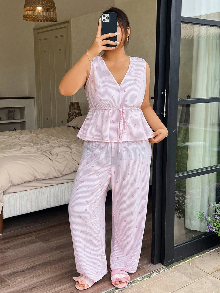 Set pijamale SHEIN, roz