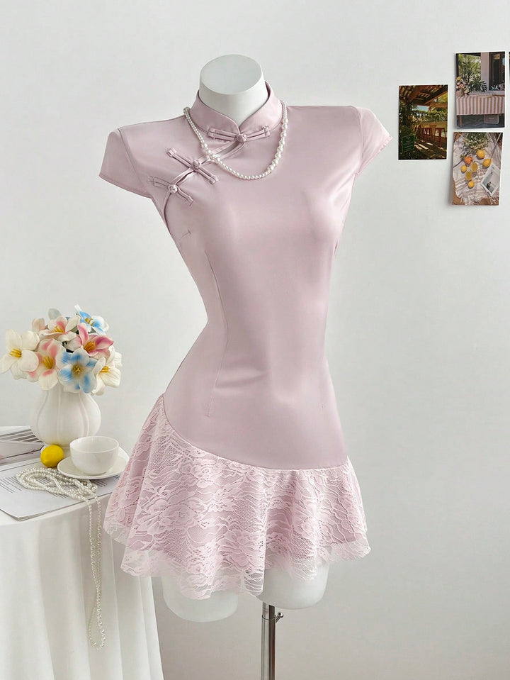 Rochie mini SHEIN, roz