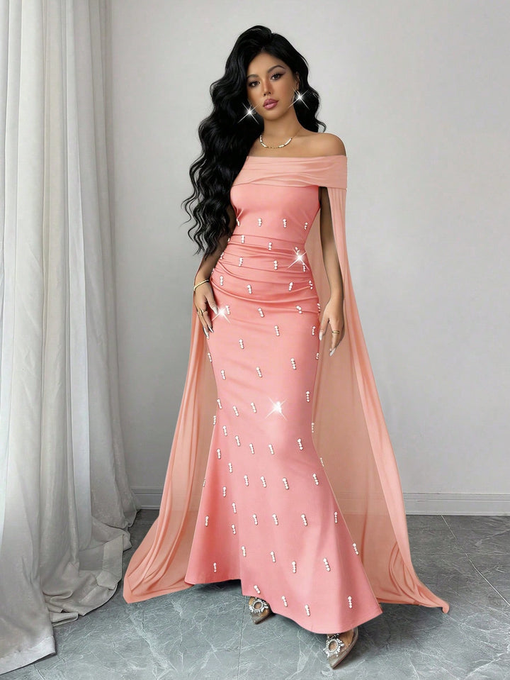 Rochie maxi SHEIN, roz