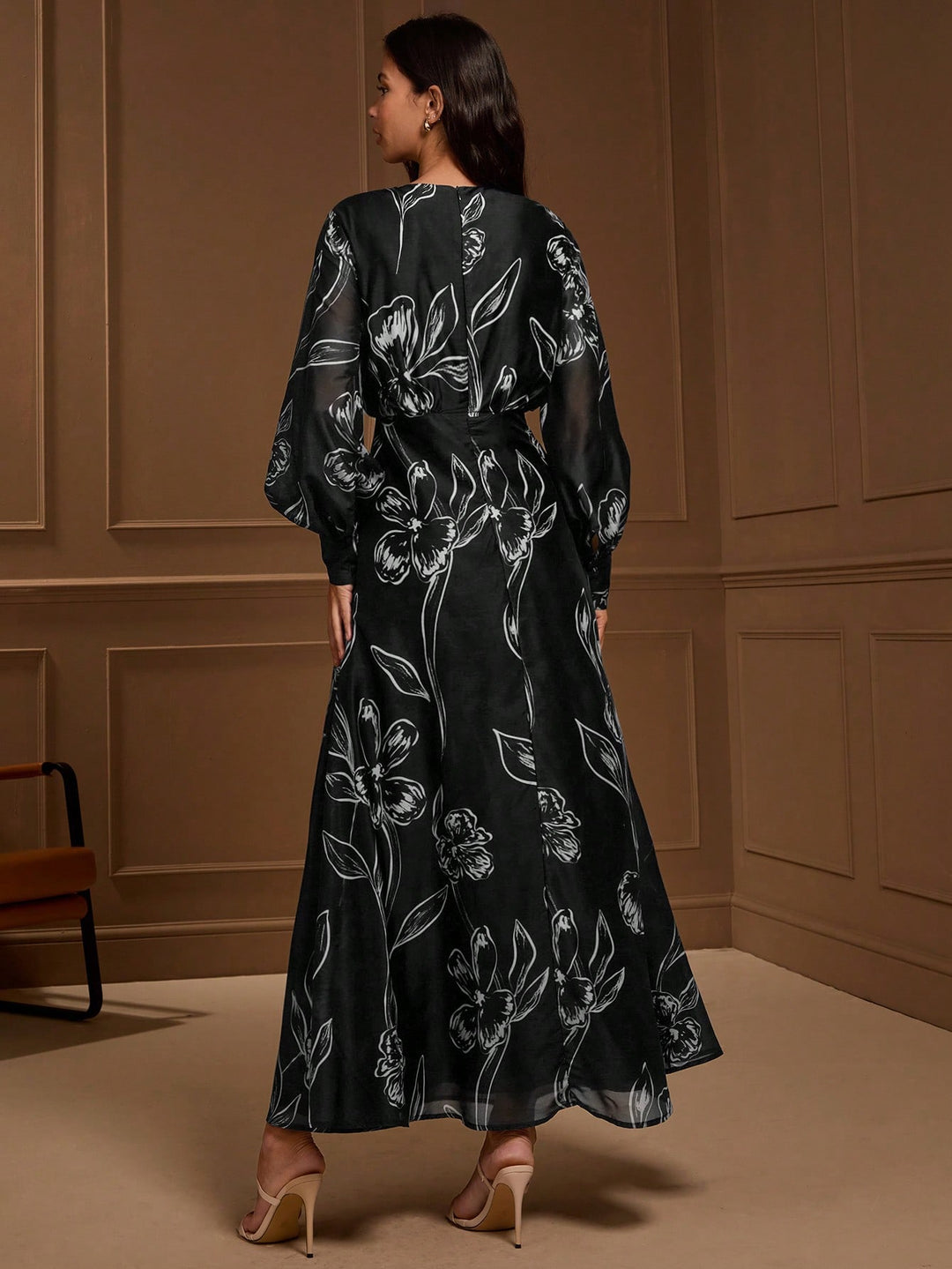 Rochie maxi SHEIN, negru