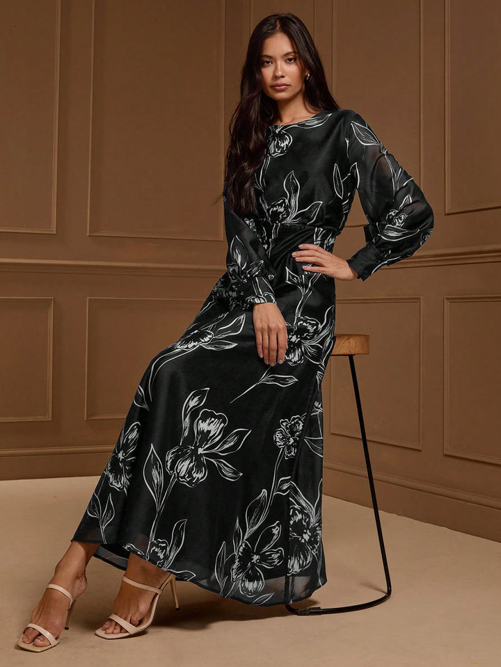 Rochie maxi SHEIN, negru