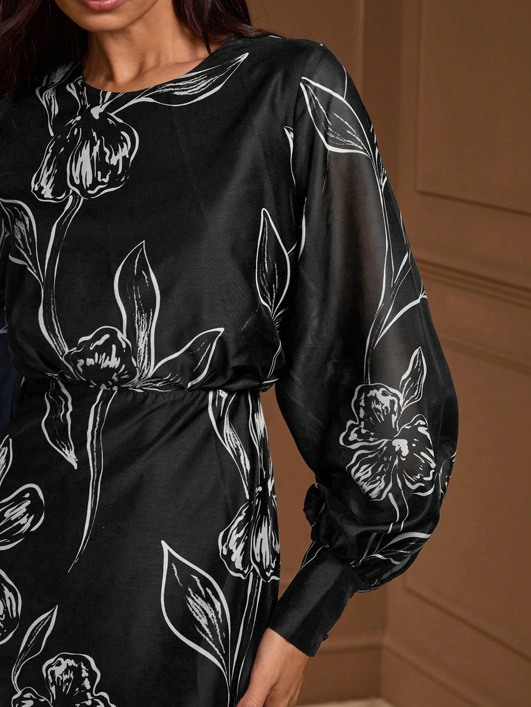 Rochie maxi SHEIN, negru