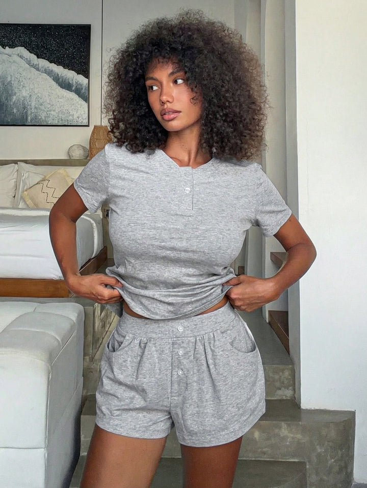 Set pijamale SHEIN, gri