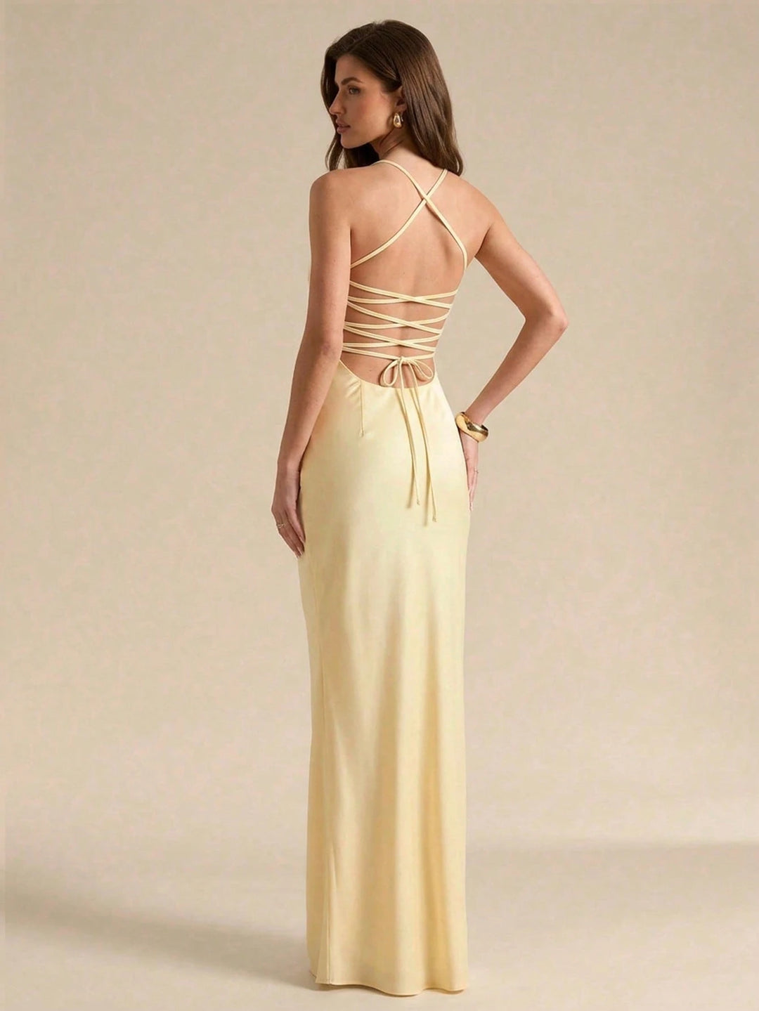 Rochie maxi SHEIN, galben