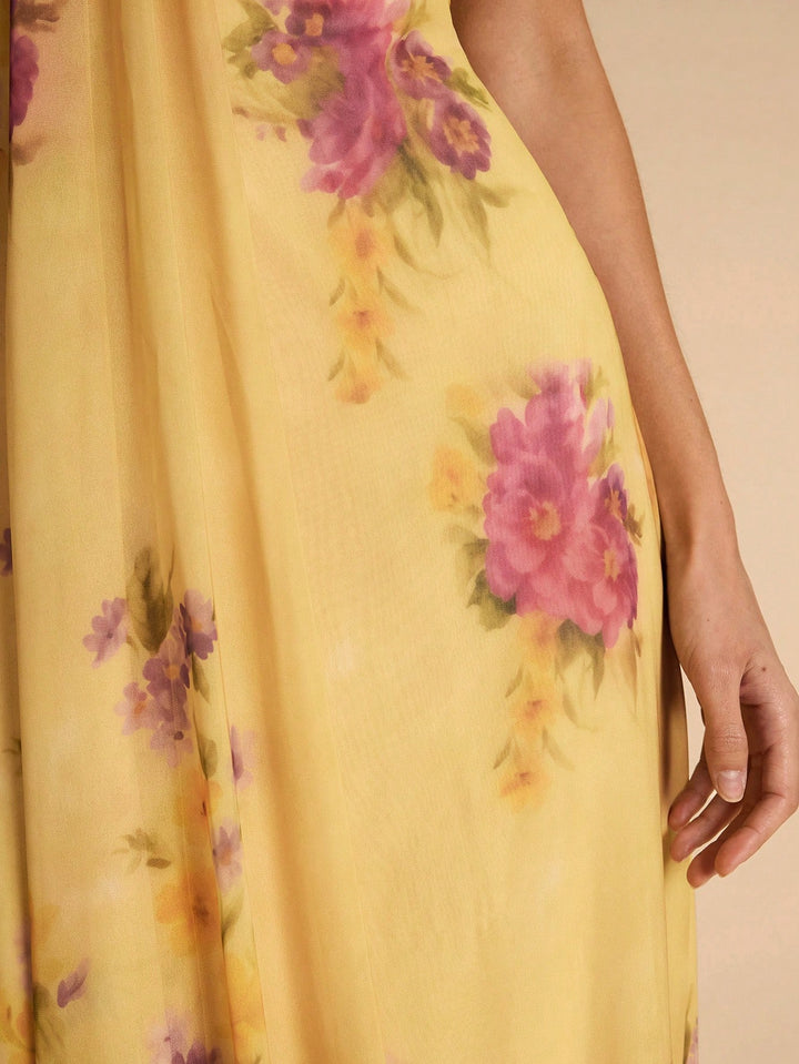 Rochie maxi SHEIN, galben