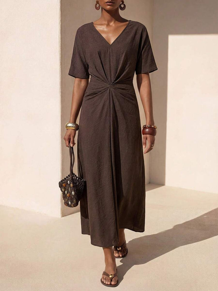 Rochie maxi SHEIN, maro