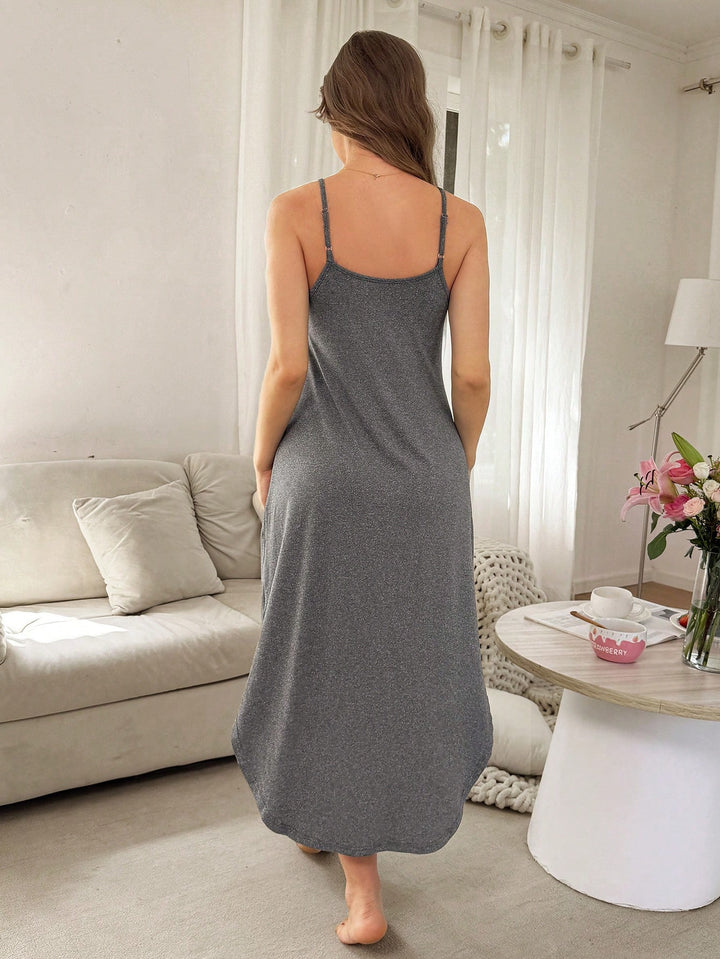 Rochie maxi SHEIN, gri