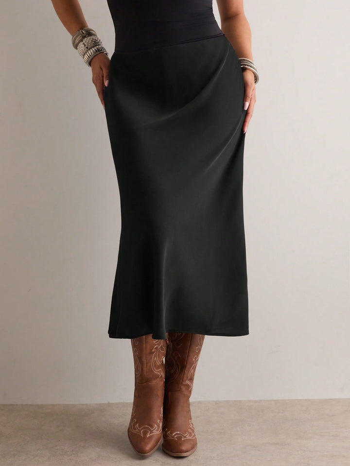 Fustă maxi SHEIN, negru