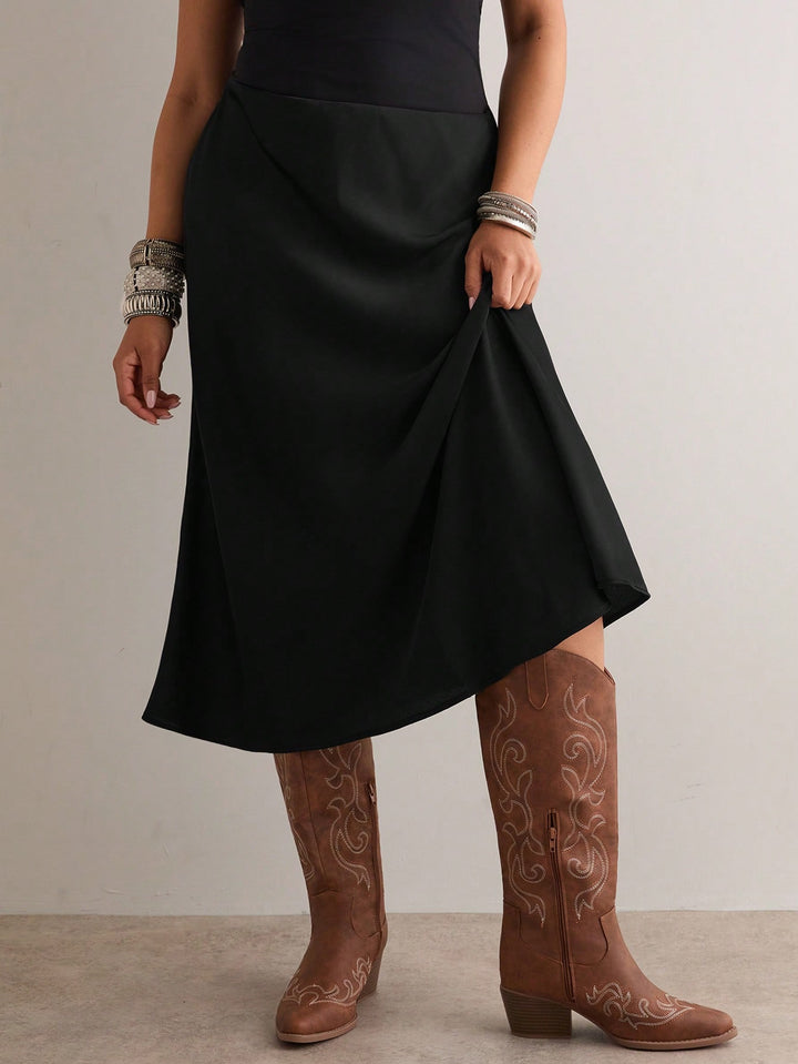 Fustă maxi SHEIN, negru