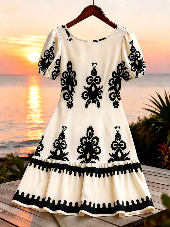 Rochie scurtă SHEIN, bej