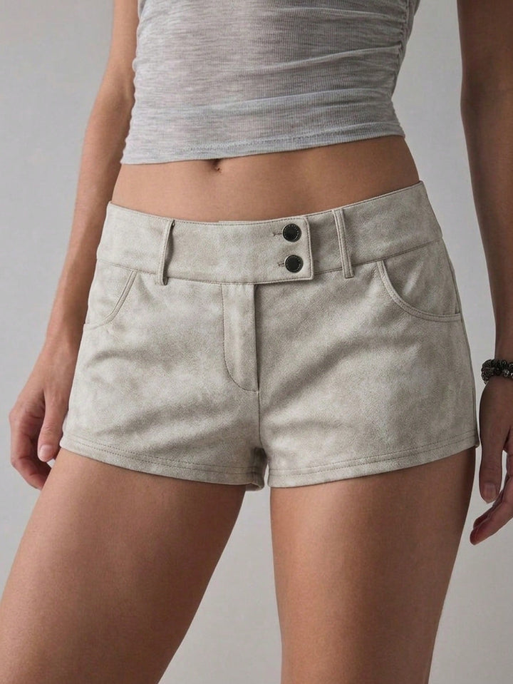 Pantaloni scurți SHEIN, bej