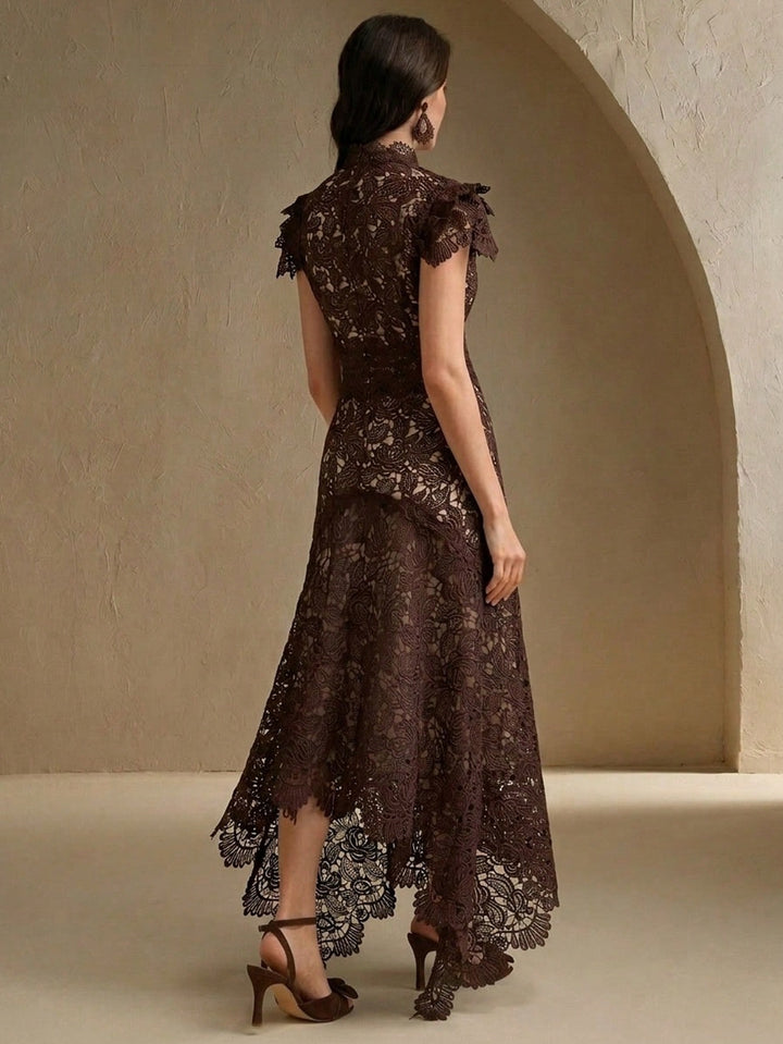 Rochie midi SHEIN, maro