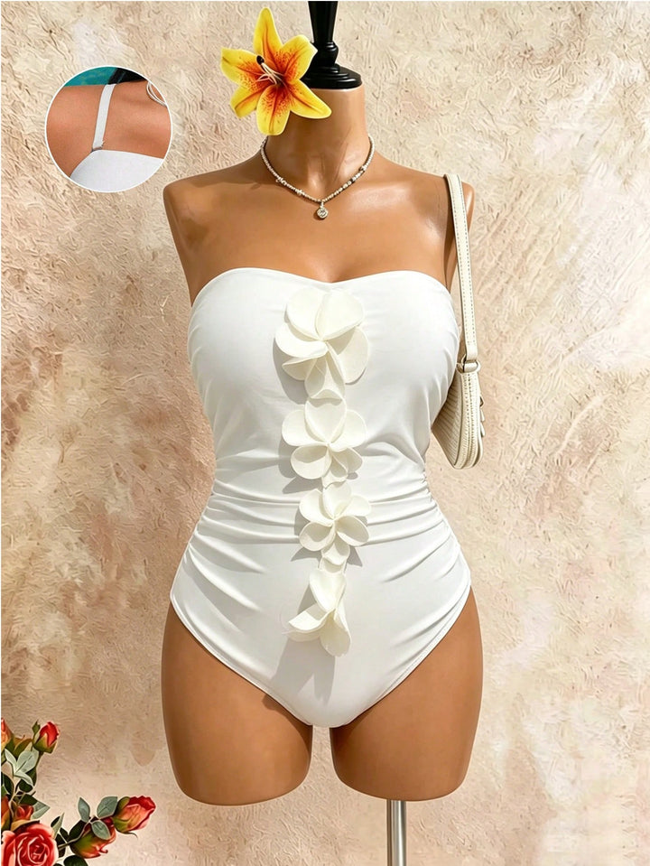 Costum de baie SHEIN, bej