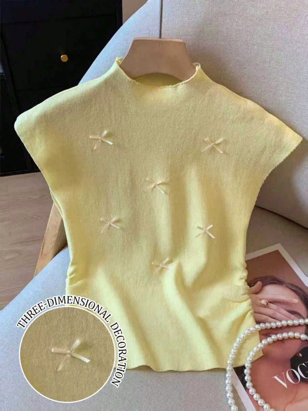Bluza tricotată SHEIN, galben