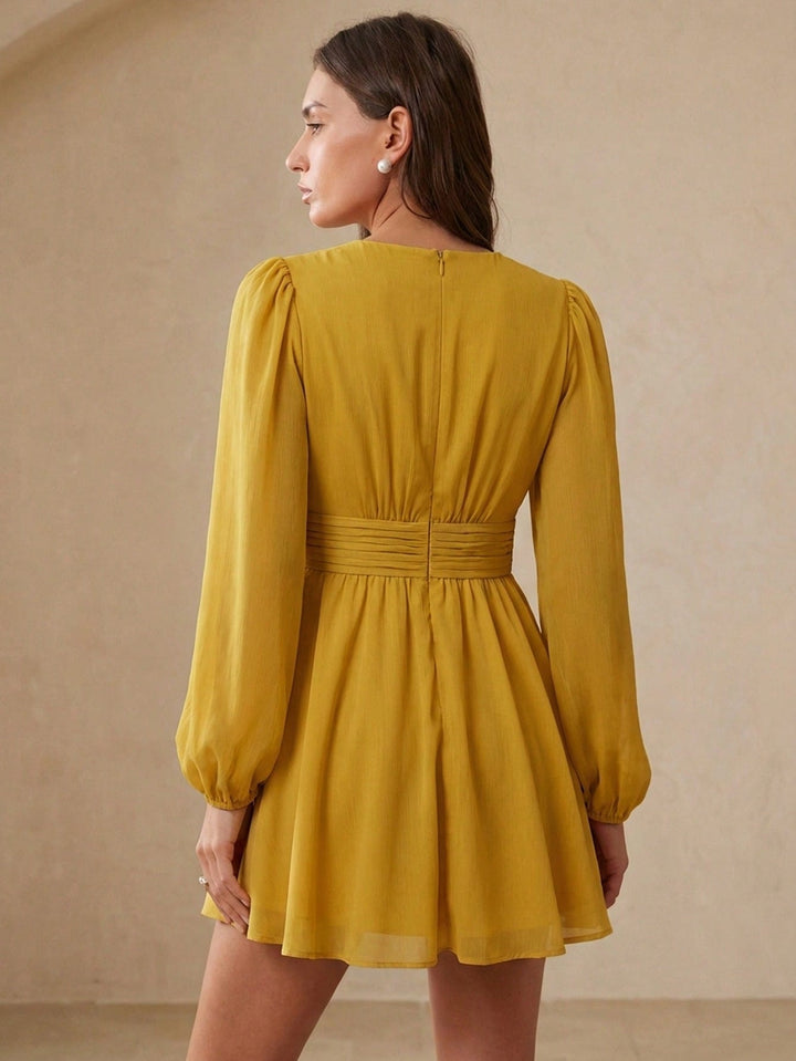 Rochie mini SHEIN, galben