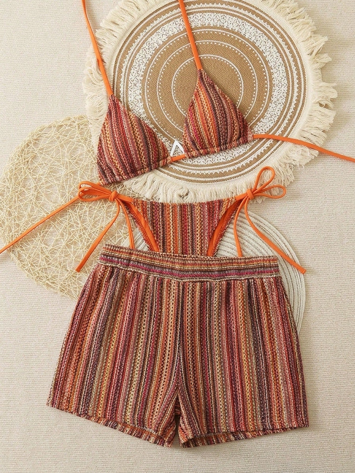 Set bikini SHEIN, mix culori