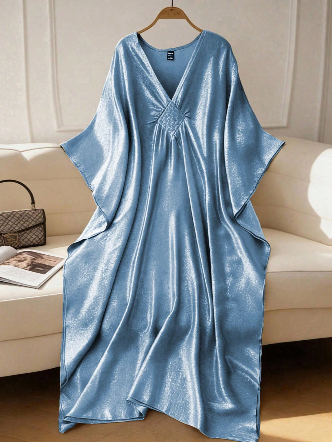 Rochie maxi SHEIN, albastru