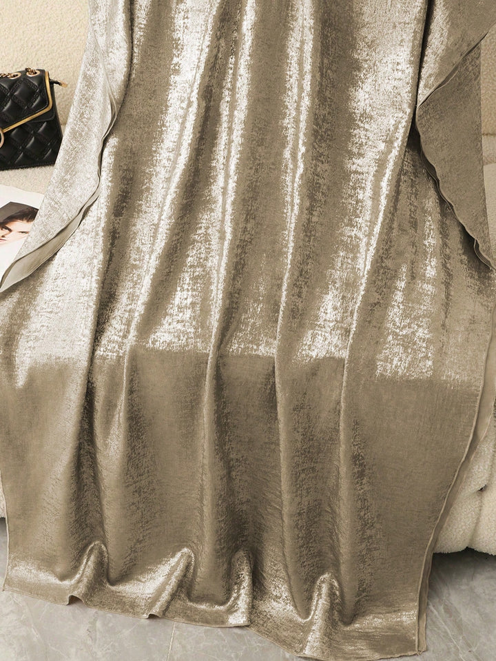 Rochie maxi SHEIN, bej