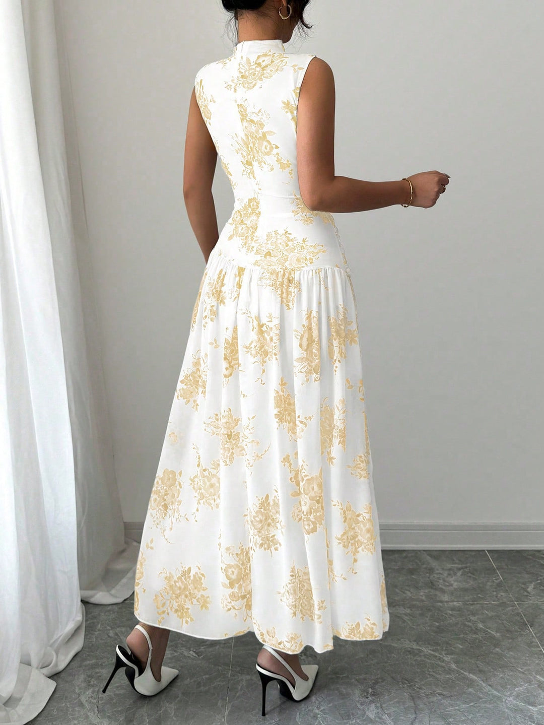 Rochie maxi SHEIN, galben