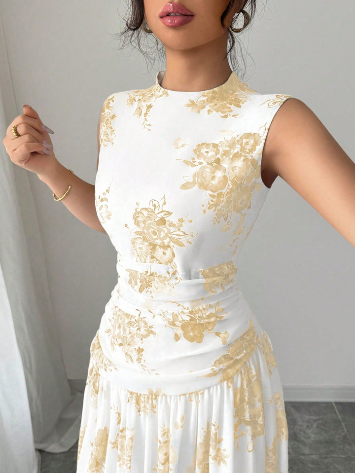 Rochie maxi SHEIN, galben