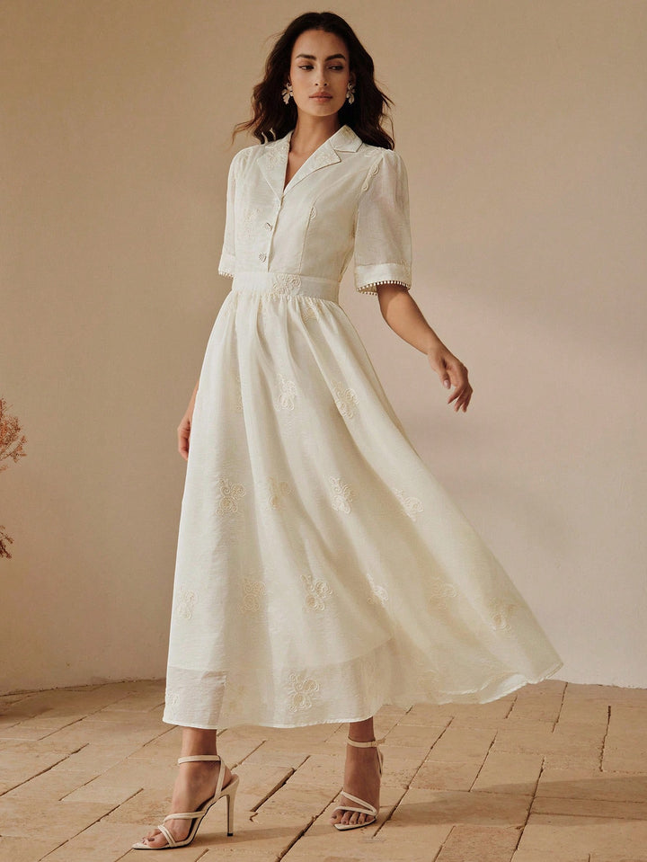 Rochie maxi SHEIN, portocaliu